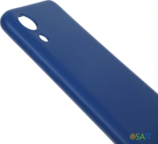 Чехол (клип-кейс) DF для Samsung Galaxy A03 Core sOriginal-33 синий