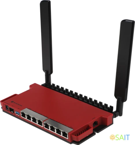 Роутер беспроводной MikroTik L009UiGS-2HaxD-IN AX600 10/100/1000BASE-TX красный