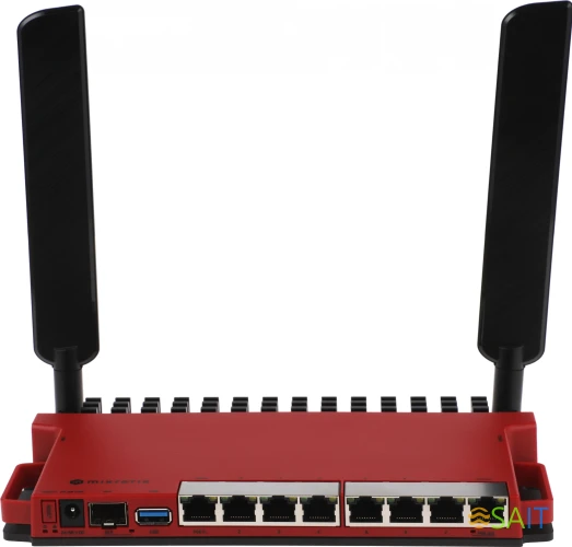 Роутер беспроводной MikroTik L009UiGS-2HaxD-IN AX600 10/100/1000BASE-TX красный