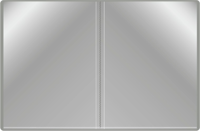 Папка с 10 прозр.вклад. Бюрократ -BPV10GREY A4 пластик 0.6мм торц.карм с бум. встав серый