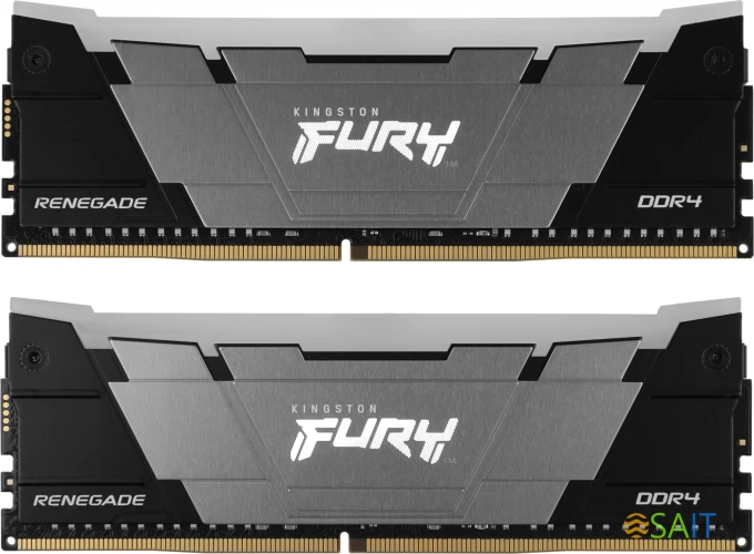 Память DDR4 2x32GB 3600MHz Kingston KF436C18RB2AK2/64 Fury Renegade RGB RTL Gaming PC4-28800 CL18 DIMM 288-pin 1.35В dual rank с радиатором Ret