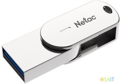 Флеш Диск Netac 64Gb U785C NT03U785C-064G-30PN USB3.0 серый