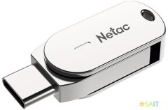Флеш Диск Netac 64Gb U785C NT03U785C-064G-30PN USB3.0 серый