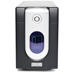 ИБП Powercom IMD-2000AP, LCD, линейно-интерактивный, 2000 ВA, 1200 Вт, 4 розетки IEC320 C13 с резервным питанием, 2 розетки IEC320 C13 с фильтрацией, USB, защита RJ45/RJ11, ШхГхВ 130х382х192мм, 14.5 кг Powercom Imperial IMD-2000AP