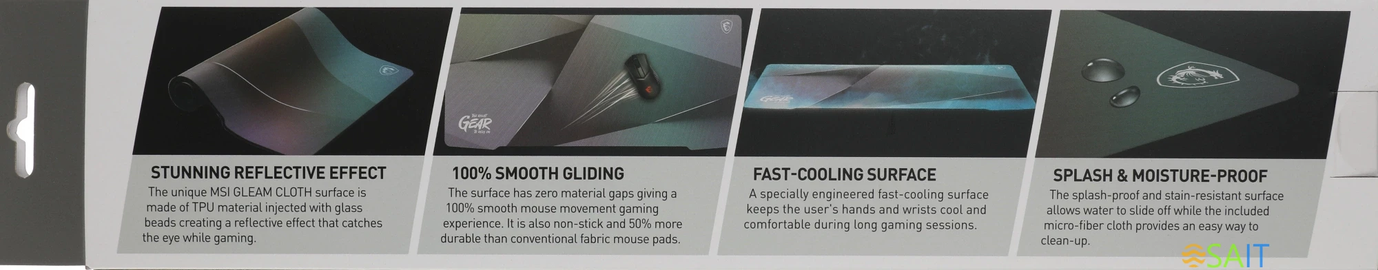 Коврик для мыши MSI Agikity GD72 Gleam Edition 3XL 5 вариантов расцветки/рисунок 900x400x3мм (J02-VXXXX28-EB9)