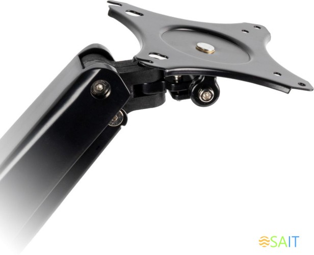 Кронштейн для мониторов ЖК Kromax OFFICE-8 черный 15"-32" макс.8кг настольный поворот и наклон верт.перемещ.