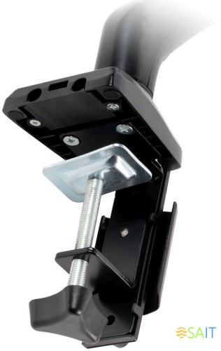 Кронштейн для мониторов ЖК Kromax OFFICE-8 черный 15"-32" макс.8кг настольный поворот и наклон верт.перемещ.