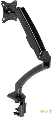 Кронштейн для мониторов ЖК Kromax OFFICE-8 черный 15"-32" макс.8кг настольный поворот и наклон верт.перемещ.