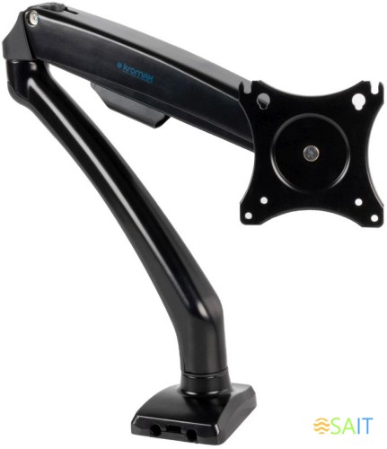 Кронштейн для мониторов ЖК Kromax OFFICE-8 черный 15"-32" макс.8кг настольный поворот и наклон верт.перемещ.