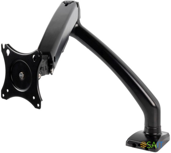 Кронштейн для мониторов ЖК Kromax OFFICE-8 черный 15"-32" макс.8кг настольный поворот и наклон верт.перемещ.