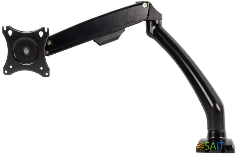 Кронштейн для мониторов ЖК Kromax OFFICE-8 черный 15"-32" макс.8кг настольный поворот и наклон верт.перемещ.