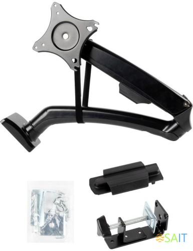 Кронштейн для мониторов ЖК Kromax OFFICE-8 черный 15"-32" макс.8кг настольный поворот и наклон верт.перемещ.