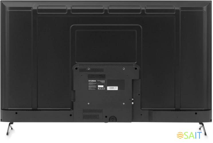 Телевизор LED Hyundai 55" H-LED55BU7006 Android TV Frameless Metal черный 4K Ultra HD 60Hz DVB-T DVB-T2 DVB-C DVB-S DVB-S2 USB WiFi Smart TV