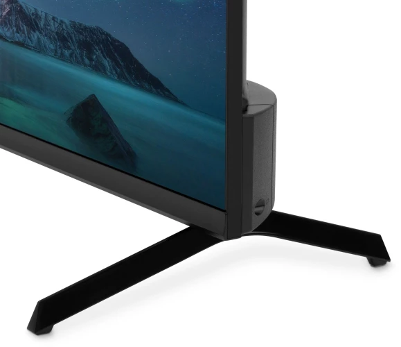 Телевизор LED Hyundai 55" H-LED55BU7006 Android TV Frameless Metal черный 4K Ultra HD 60Hz DVB-T DVB-T2 DVB-C DVB-S DVB-S2 USB WiFi Smart TV