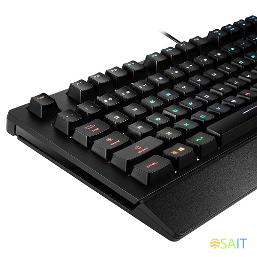 Клавиатура MSI VIGOR GK20 RU черный USB Multimedia for gamer LED (подставка для запястий)