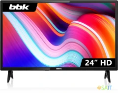 Телевизор LED BBK 24" 24LEM-1049/T2C (B) черный/черный HD 60Hz DVB-T DVB-T2 DVB-C USB (RUS)