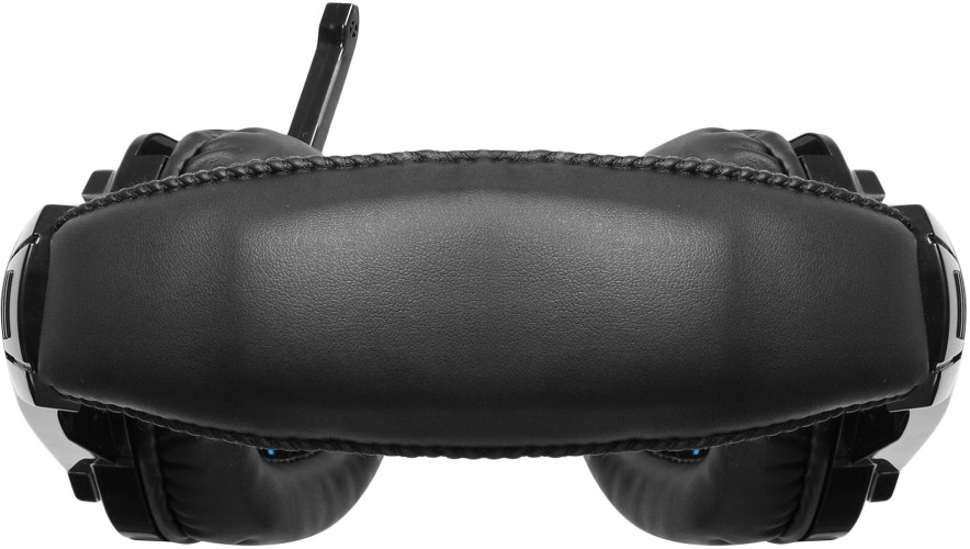 Наушники с микрофоном Оклик HS-L310G Guardian черный/золотистый 2.2м мониторные оголовье (359483)