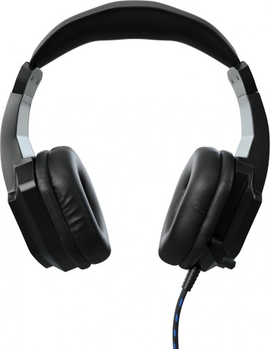 Наушники с микрофоном Оклик HS-L310G Guardian черный/золотистый 2.2м мониторные оголовье (359483)