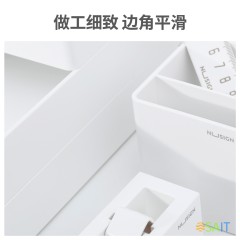 Настольный набор Deli NS003 (13 предметов) пластик белый