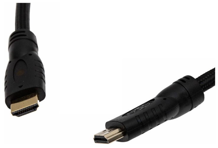 Кабель аудио-видео Cactus CS-HDMI.2-10 HDMI (m)/HDMI (m) 10м. позолоч.конт. черный