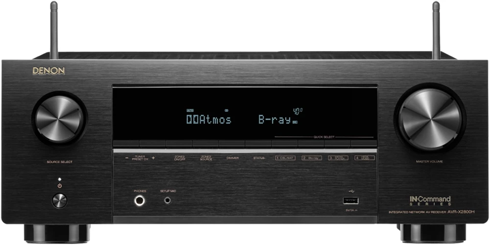 Ресивер AV Denon AVR-X2800H 7.2 черный
