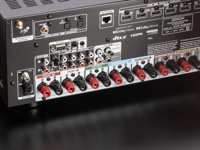 Ресивер AV Denon AVR-X2800H 7.2 черный