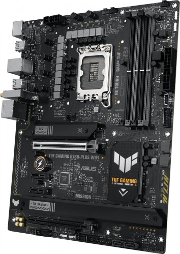 Материнская плата Asus TUF GAMING B760-PLUS WIFI Soc-1700 Intel B760 4xDDR5 ATX AC`97 8ch(7.1) 2.5Gg RAID+HDMI+DP