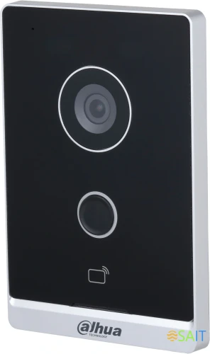 Видеопанель Dahua DHI-VTO2211G-WP-S2 цветной сигнал CMOS цвет панели: черный