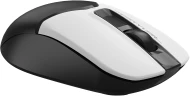Мышь A4Tech Fstyler FG12S Panda белый/черный оптическая 1200dpi silent беспров. USB 3but