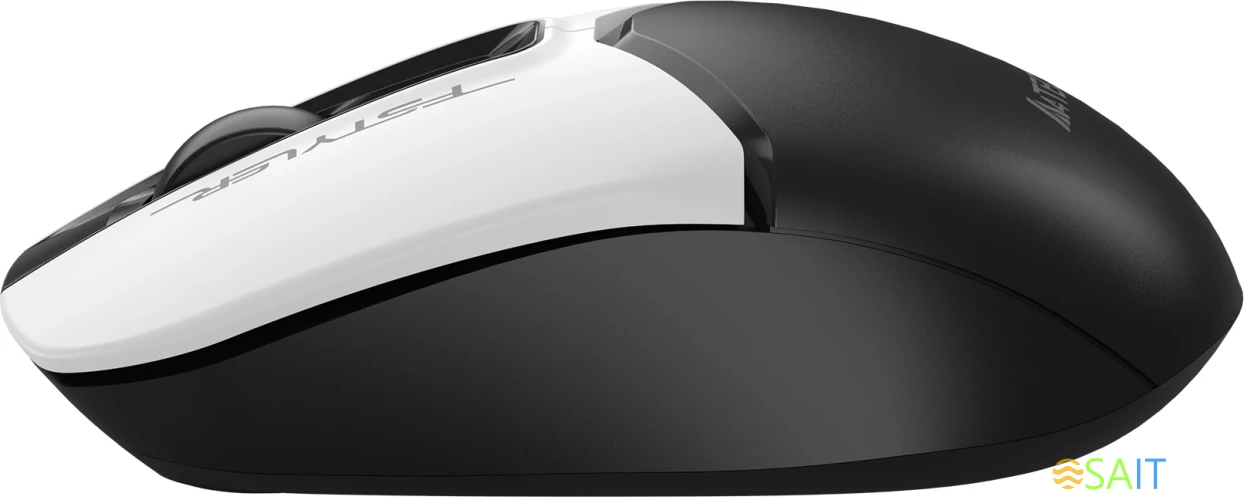 Мышь A4Tech Fstyler FG12S Panda белый/черный оптическая 1200dpi silent беспров. USB 3but