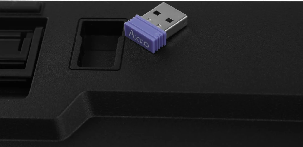 Клавиатура Akko 5075B Plus механическая черный/серебристый беспроводная BT Multimedia for gamer LED