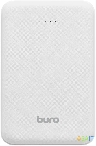 Мобильный аккумулятор Buro T4-10000 10000mAh 10W 2A 2xUSB-A белый (T4-10000-WT)