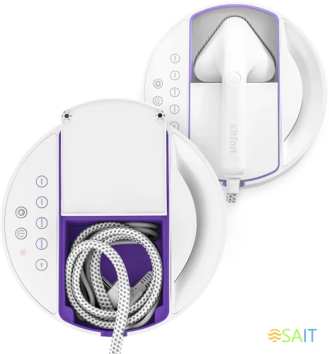 Отпариватель ручной Kitfort КТ-9110-1 2180Вт белый/фиолетовый