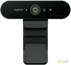 Камера Web Logitech Brio черный 13Mpix (4096x2160) USB3.0 с микрофоном (960-001107)