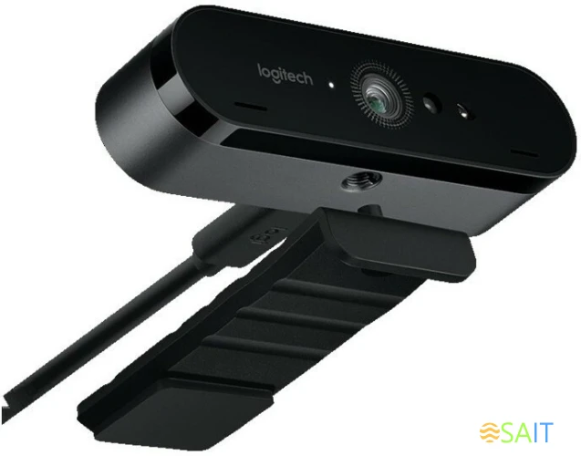 Камера Web Logitech Brio черный 13Mpix (4096x2160) USB3.0 с микрофоном (960-001107)