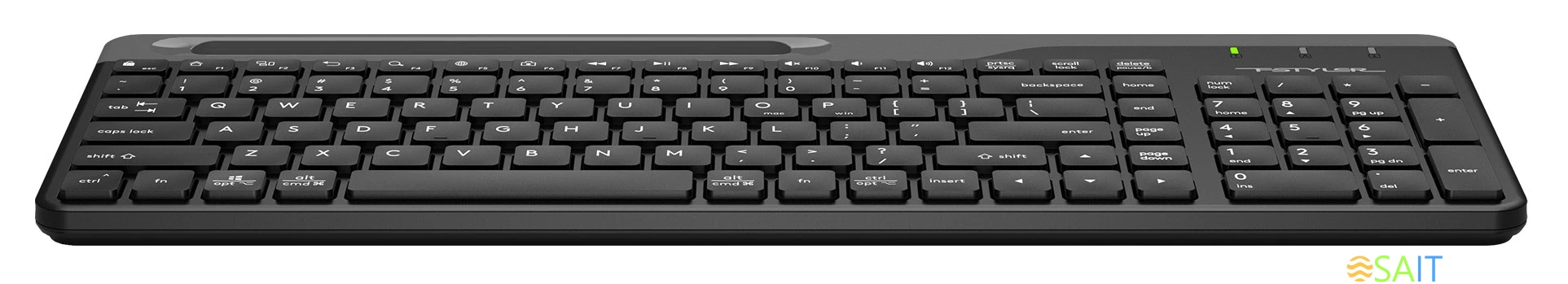 Клавиатура A4Tech Fstyler FK25 черный/серый USB slim