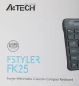 Клавиатура A4Tech Fstyler FK25 черный/серый USB slim