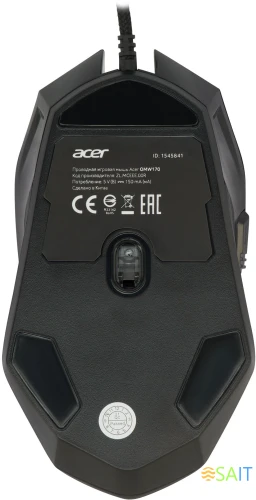 Мышь Acer OMW170 черный оптическая 3200dpi USB 6but (ZL.MCEEE.00R)