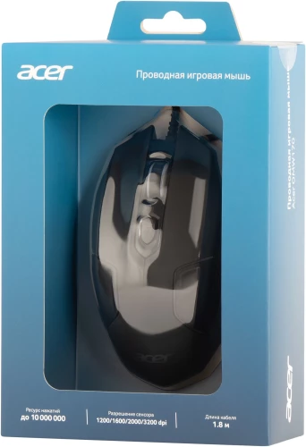 Мышь Acer OMW170 черный оптическая 3200dpi USB 6but (ZL.MCEEE.00R)