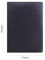 Блокнот Deli 7900 B5 250х175мм искусст. кожа 80л черный