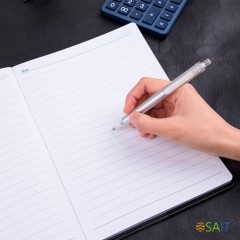 Блокнот Deli 7900 B5 250х175мм искусст. кожа 80л черный