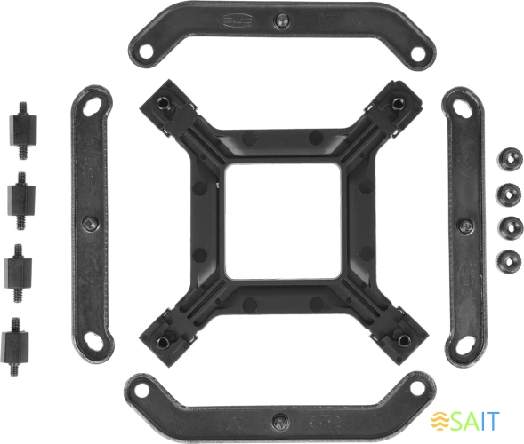 Устройство охлаждения(кулер) PcCooler RT500 TC Soc-AM5/AM4/1200/1700/1851 черный 4-pin 32dB Al+Cu 240W Ret (RT500TC-BKNWYX-GL)