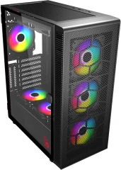 Корпус Bloody BD-CC116 черный без БП ATX 8x120mm 1xUSB2.0 1xUSB3.0 audio bott PSU