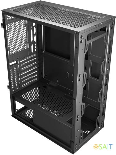 Корпус Bloody BD-CC116 черный без БП ATX 8x120mm 1xUSB2.0 1xUSB3.0 audio bott PSU