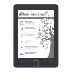 Электронная книга E-Ink Carta с подсветкой RITMIX RBK-678FL
