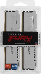 Память DDR5 2x16GB 6000MHz Kingston KF560C36BWE2K2-32 Fury Beast White Expo RTL Gaming PC5-48000 CL36 DIMM 288-pin 1.35В kit single rank с радиатором Ret