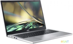 Ноутбук Acer Aspire 3 A315-24P-R8RZ Ryzen 3 7320U 8Gb SSD256Gb AMD Radeon 15.6" TN FHD (1920x1080) noOS silver WiFi BT Cam (NX.KDECD.00J)