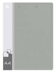 Папка метал.зажим/метал.зажим Бюрократ -PZ07C+C A4 пластик 0.7мм кор.20мм торц.карм с бум. встав ассорти