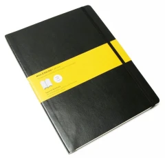 Блокнот Moleskine CLASSIC SOFT QP622 XLarge 190х250мм 192стр. клетка мягкая обложка черный
