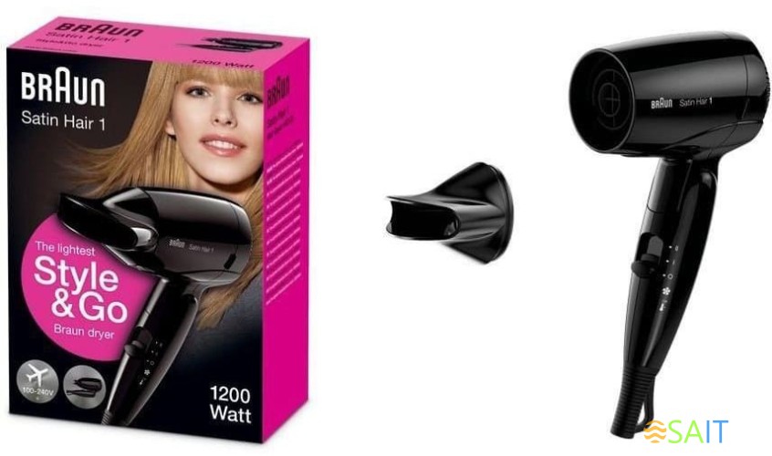 Фен Braun HD130 1200Вт черный